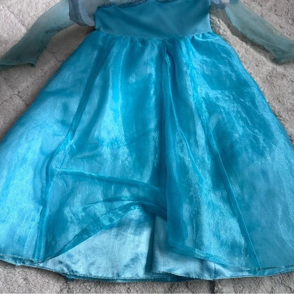 Disney | Frozen "Elsa" Winter Halloween Dress + Light Up Headband | Size 3 - Picture 12 of 16